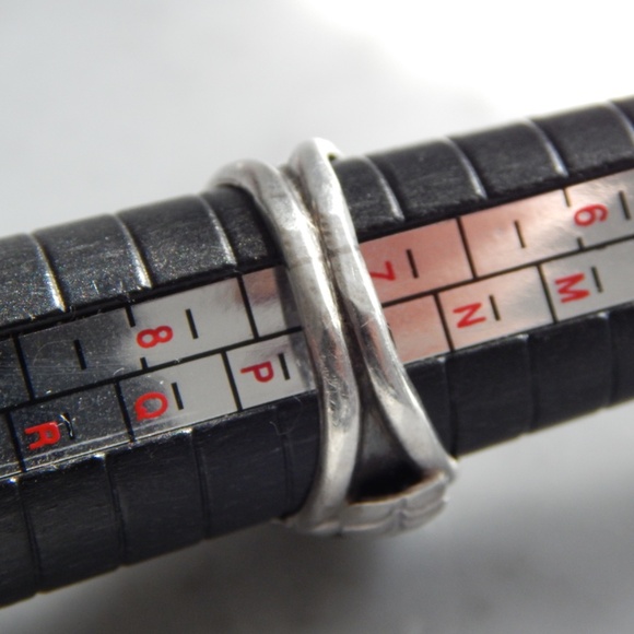 Sterling silver / black onyx ring - Picture 6 of 6